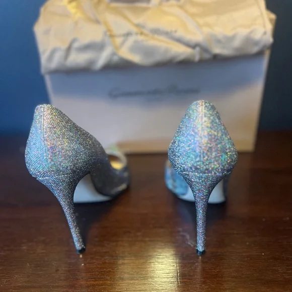Gianvito Rossi Silver Kaleido Heels - Picture 3 of 6